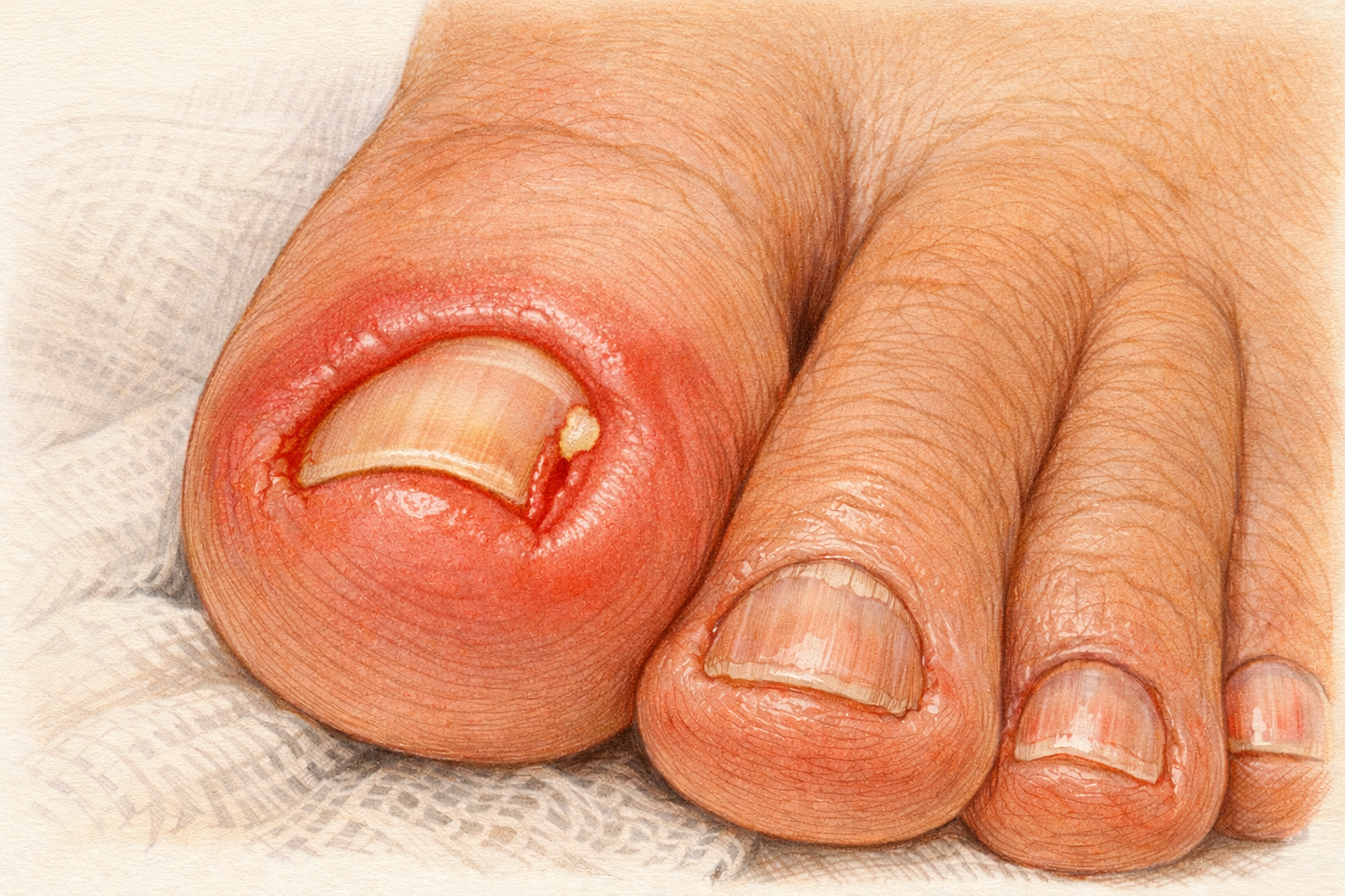 wedge resection ingrown toenail